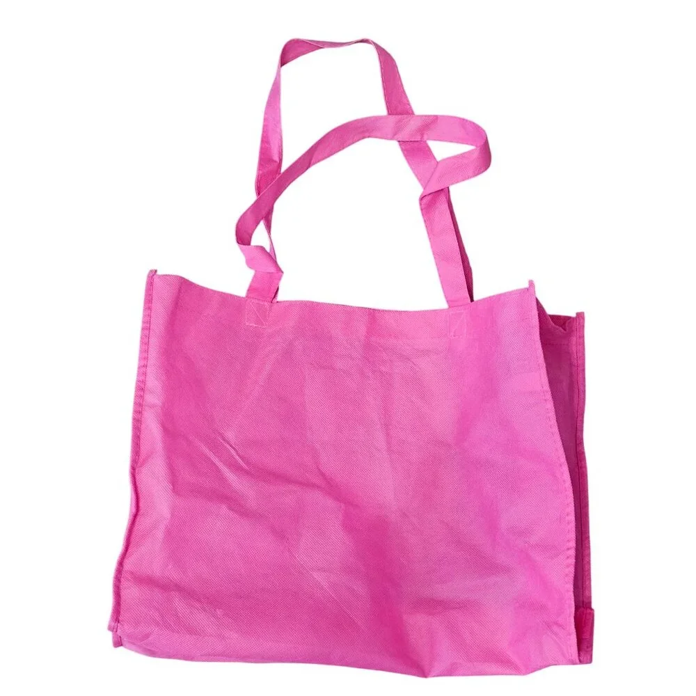Blogilates Pink Reusable Tote Bag With Handles Vintage Popflex